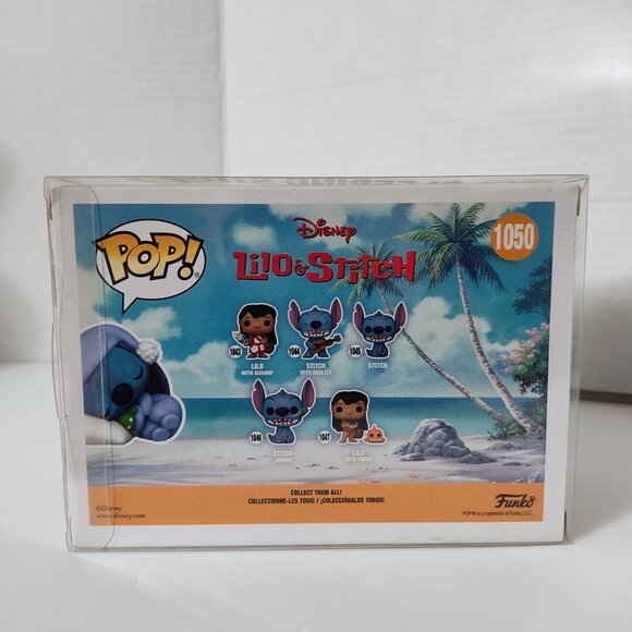 Funko Pop - Lilo & Stitch - Sleeping Stitch #1050 - Hot Topic Exclusive - Picture 3 of 8